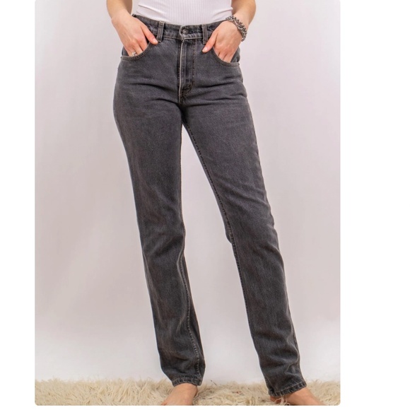 Vintage 531's Levi’s High Waisted, Straight Leg - Grey - Size 26 - Picture 11 of 11